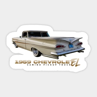 1959 Chevrolet El Camino Pickup Sticker